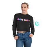 rave tart women's cropped sweatshirt - cosplay moon
